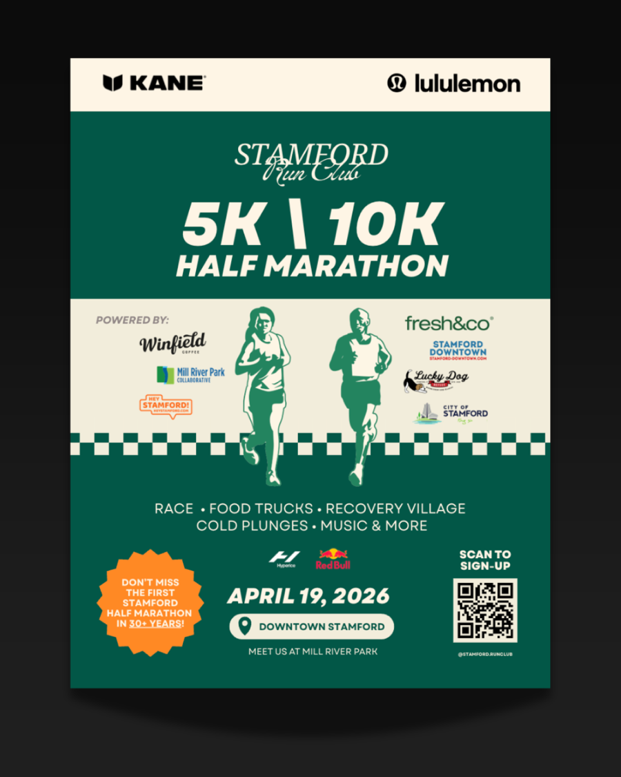 Stamford Run Club Race Day flyer
